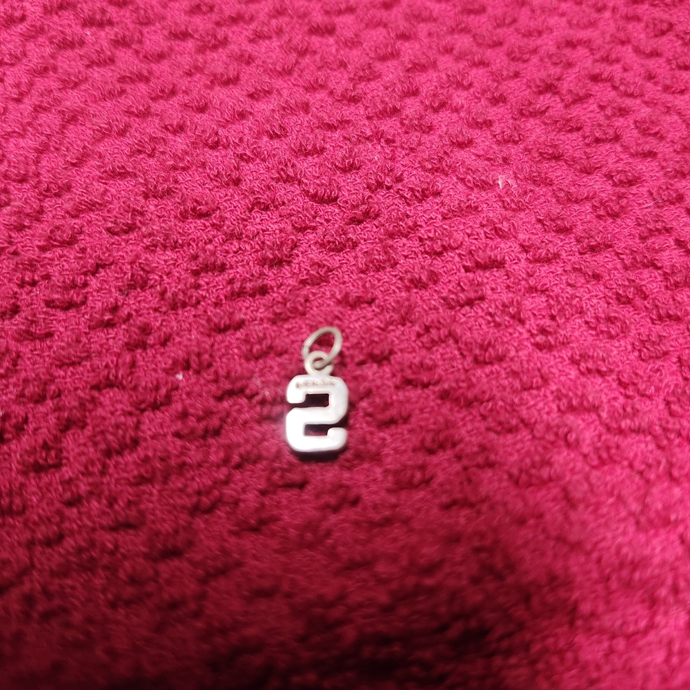 Silver Initial 'S' Pendant - image 2